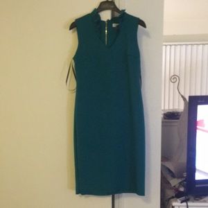 Calvin Klein green dress size 10